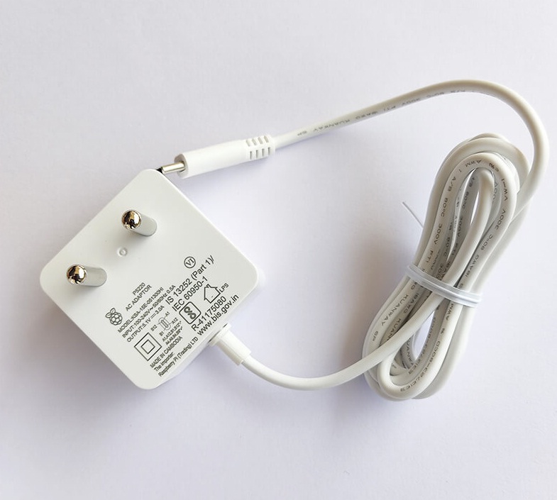 Official USB type-C 15.3W Power Supply For Raspberry Pi 4					