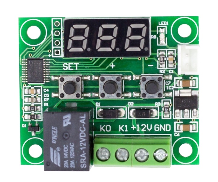 XH W1209 12V Digital Temperature Controller Module W/ Display and NTC Temp Sensor